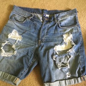 Men’s jean shorts